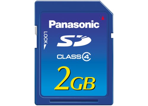Panasonic RP-SDM02GE1A Secure Digital (SD) Speicherkarte 2GB Blau