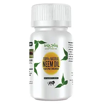 Leafy Tales 200 ml Neem Oil Pure Cold Pressed, Water Soluble for Plants | All Purpose Indoor & Outdoor Plants, for Plant infestation (Model Number: Neem Oil - 200 ml)