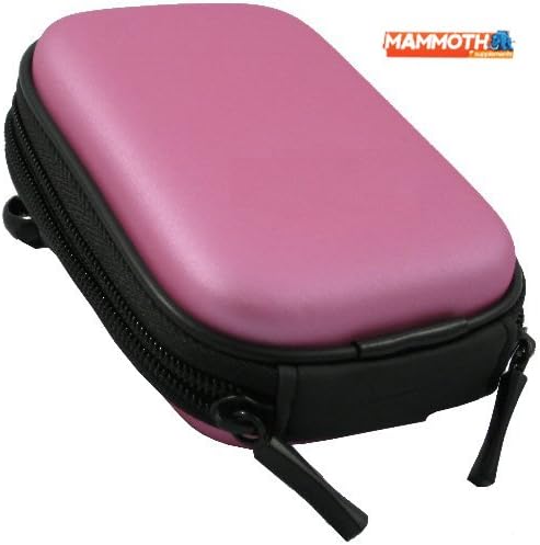 PINK Protective Hard Camera Case - Compatible with : Cybershot, Canon, Casio, Fujifilm, Hitachi, Kodak, Nikon, Olympus, Panasonic, Pentax, Samsung, Sony, Sigma, Vivitar Compact Cameras (Check Description for your model!)