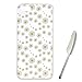 Produktbild iPhone 5/5S Hülle, Edaroo Silikon Case Niedlich Schön Gänseblümchen Blume Muster Flexible Weiche TPU Gel Dünne Transparent Durchsichtige mit Motiv Kratzfeste Scratch-Resistant Schutzhülle HandyTasche Hülle Case Cover für iPhone 5/5S & SE