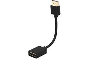 VCELINK HDMI Verlängerung HDMI Verlängerungskabel Extension TV Stick Adapterkabel Hochgeschwindigkeits 12cm 1 Stück …