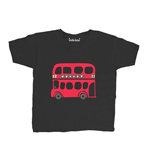 Inda-Bayi Baby-Toddler-Kids Heavy Cotton T Shirt - london bus