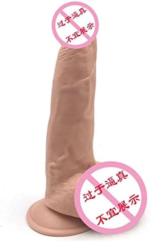 Massage Simulation Liquid silicone Manual Suction cup Intimate , Flesh color