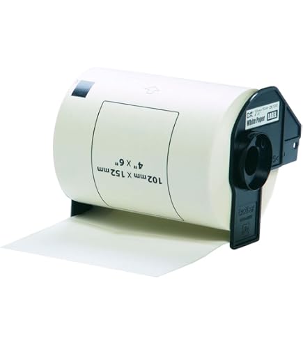 10x DK-11241 102 X 152 Mm Compatibles Étiquettes D'expédition (200 Étiquettes Par Rouleau) Pour
