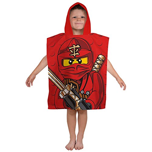 Preisvergleich Produktbild LEGO Ninjago Warrior Kapuzen Poncho Badetuch