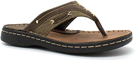 New Mens Walking Flip Flops Toe Post Sandals Comfort Summer Slip On Beach 6-11
