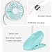 Produktbild Leichte Faltbare Mini Fan Tragbare Kleine Fans USB Elektrische Fan Biegbare Förmigen Clip Fan 3 Geschwindigkeit Einstellbar Für Outdoor Travel Office Schlafzimmer Küche Kinderwagen ( Color : Black )