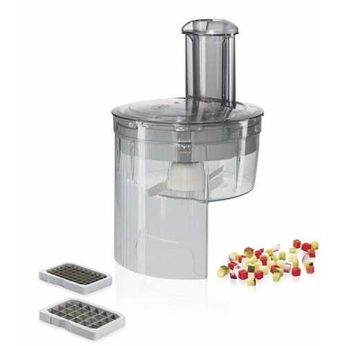 Bosch MUZ8CC2 Würfelschneider zum Schneiden in gleichmäßige Würfel mit zwei Größen (z.B. Obst und Gemüse) für Küchenmaschinen MUMXL, MUMXX und MUM8 - 2