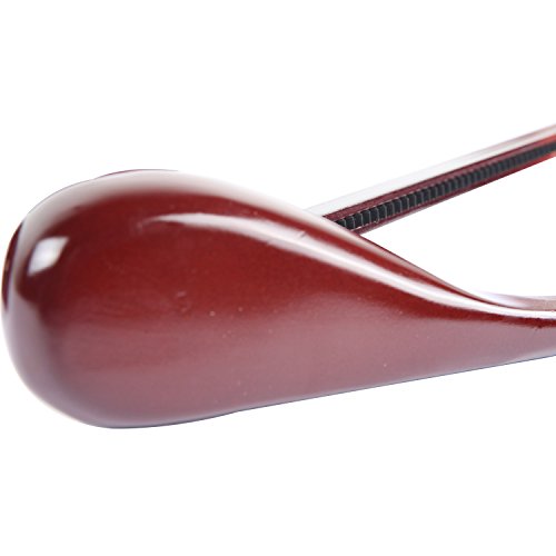 LOHAS Home 6er-Pack Kleiderbügel aus Holz von dem Guger Baum, extra breiten Schulter Anzug Kleiderbügel, Holz Kleiderbügel für Mantel und Hose, Retro-Finish - 5