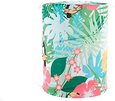 Laundry Basket with Tropical Design Microfibre