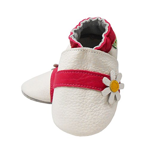 Sayoyo Karikatur Lauflernschuhe Baby Leder weiche Sohle Kugelsicherer Krippe Enfants Schuhe - 3