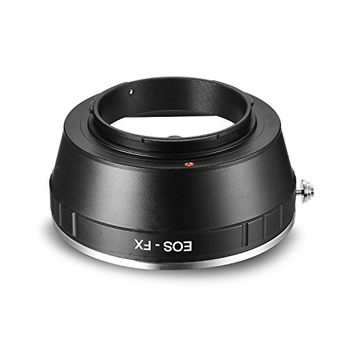 qobobo   Adaptateur de Cam  ra Canon EOS EF   EF-S Mount Lens vers Fujifilm FX Mount  Compatible avec X-Pro1 X-Pro2 X-T1 X-T2 X-T10 X-E1 X-E2 X-E2S X-A1 X-A2 X-A3 X-M1