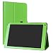 Produktbild LiuShan Odys Pace 10 LTE V2 V210 hülle, Folding PU Leder Tasche Hülle Case mit Ständer für 10.1" Odys Pace 10 LTE V2 V210 Android Tablet (Nicht fit Not fit Odys PACE 10),Grün