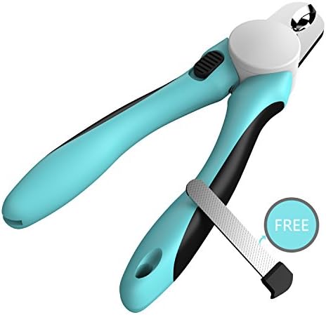 Dog Nail Clippers and Trimmer,Monbro Protective Guard to Avoid Over-cutting Nails with Free Nail File Safety Lock and Nail File for Medium and Large Breeds