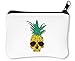 Produktbild Pineapple Skull Colorful Reißverschluss-Geldbörse Brieftasche Geldbörse