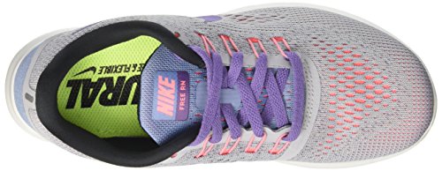Nike Women’s Free Rn Competition Running Shoes, Grey (Wolf Grey/Work Blue/Lava Glow/Purple Earth), 3.5 UK