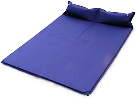 With A Pillow Automatic Inflatable Pad Outdoor Tents Moisture Pad Widening Thickening Camping Lunch Break,Blue