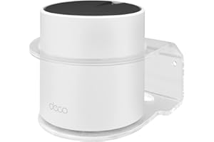 BECEMURU Wandhalterung, Acryl-Oberfräsenschutz, kompatibel mit TP-Link Deco XE75/XE75 Pro/X55/X20/X25/X50/X60/X68/W3600 Whole Home Mesh Wi-Fi System (1 Pack)