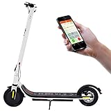 Trottinette Electrique Pliable, Autonomie de 25km, Vitesse Maximale de 25km/h, Pneus sans Chambre à air 8,5', régulateur de Vitesse et Pliage Portable,Charge maximale 220 LB,Scooter pour Adultes