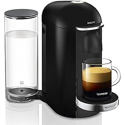 Nespresso Vertuo - Machine à café à capsules pour espresso ou café long - de 40 ml à 410 ml - Noir - Krups YY2779FD