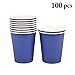 Produktbild Justdolife 100PCS Papierbecher 9oz Einwegbecher für Wasser Saftkühler