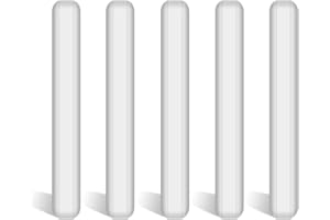 stonylab 5-Pack Stir Bar Set, 70 mm PTFE-Coated Magnetic Stirring Bars White Stir Mixer for Stirrers, 5 PK