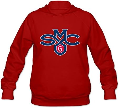 Ambom White Saint Mary's College Of California Long Sleeve Hoodies For Women -  Red - 