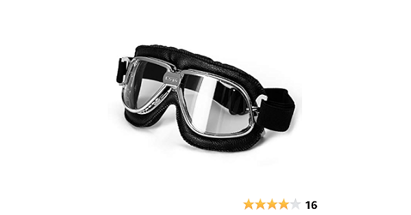 Occhiali Vintage Custom Moto Scooter Vespa Maschera Aviatore Retro :  Amazon.it: Auto e Moto