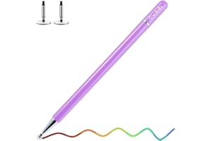 soleilx Penna per Tablet Universale - Penna Touch - Pennino Touch Screen- Pennino per tablet per Apple Pencil Iphone Ipad Smartphone e Tablet android- Penne per Cellulare e Telefono viola