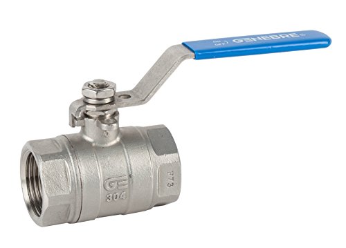 Genebre Edelstahl Kugelhahn mit Hebelgriff mit vollem Durchgang IG/IG PN 40 (1/2" DN15)