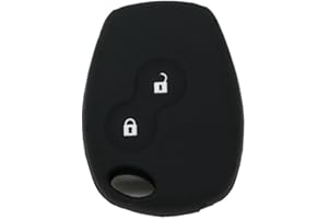 Brovacs Coque de protection en silicone pour clé de voiture CV4350 adapté à Renault Dacia 2 boutons