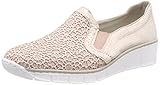  Rieker Damen 537T4 Slipper, Pink (Altrosa/Nude-Silver), 36 EU