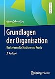Image de Grundlagen der Organisation: Basiswissen für Studium und Praxis