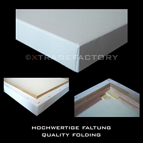 4 DEEP EDGE LEINWÄNDE AUF KEILRAHMEN 50×70 cm von XTRADEFACTORY Leinwand Künstler Malereibedarf - 3