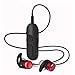 Produktbild OOFAYWFD Sport Headset Ohrhörer Telefon Drahtlose Bluetooth Kopfhörer HiFi Schwere Bass Stereo Kopfhörer,Red