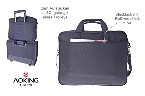 * SONDERPOSTEN * XXL BAG TASCHE FLUGBEGLEITER MESSENGER UMHÄNGETASCHE BUSINESSTASCHE ARBEITSTASCHE SCHULTERTASCHE HERRENTASCHE DAMENTASCHE - 4