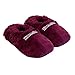 Produktbild Thermo Sox aufheizbare Hausschuhe für Mikrowelle und ofen - Mikrowellenhausschuhe Wärmepantoffeln Wärmehausschuhe Wärmeschuhe Fußwärmer Supersoft, Größe:Gr.M 36-40, Farbe:Brombeere