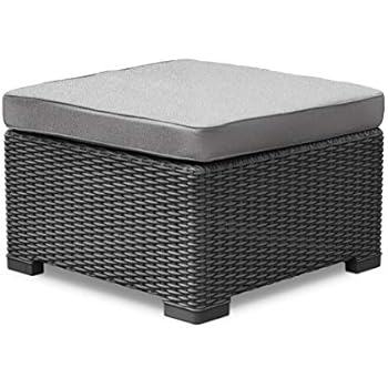 Allibert by Keter California Outdoor Garden Furniture Footstool/Coffee