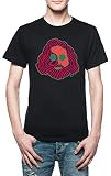 Cómodo Vendax alemán Cara Camiseta Hombre Negro