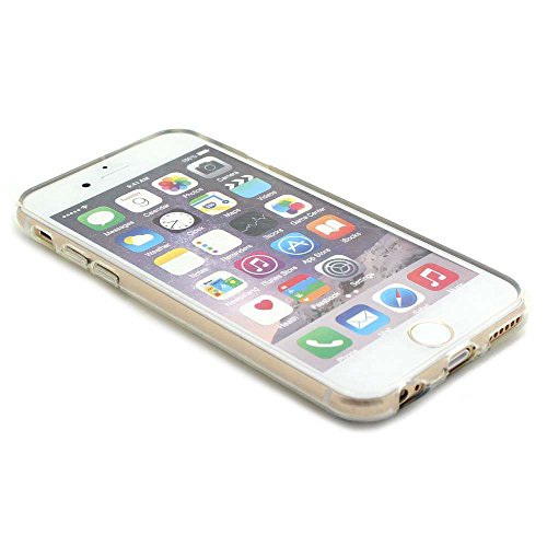 JIAXIUFEN tel  fono caso cubrir volver piel protectora Shell Carcasas Funda para iPhone 6 Plus iPhone 6S Plus - Henna Series Apple Butterfly Girl