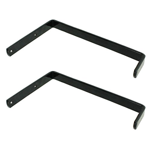Spares2go (schwarz) Leiterhalter universell Wandmontage Halterungen - 2