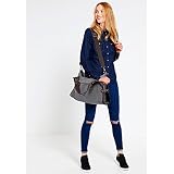 Coofit Damen Canvas Umhängetasche Messenger Bag Handtasche Hobo - 8