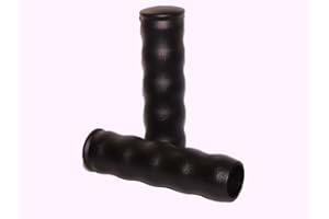 GPE 2X 33 mm Griff Wellengriff Schubkarre Sackkarre Stange Rohr SCHWARZ 33,5-34 mm