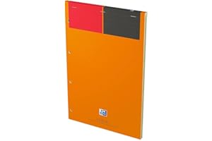 Oxford Notatnik międzynarodowy, 160 stron, podkładka A4 + otwory w linie Ligné Jaune