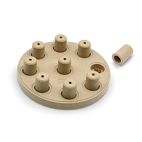 Nina Ottosson Dog Smart Treat dispensador Cerebro y Ejercicio Juego para Perros, Madera
