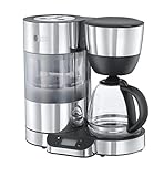 Optimum-Temperature- Technologie - erreicht bis zu 75 % schneller die optimale Brühtemperatur von 92-96 °C und hält diese über den kompletten Brühvorgang (im Vergleich zur Russell Hobbs Black Glass Glas-Kaffeemaschine 19650-56)