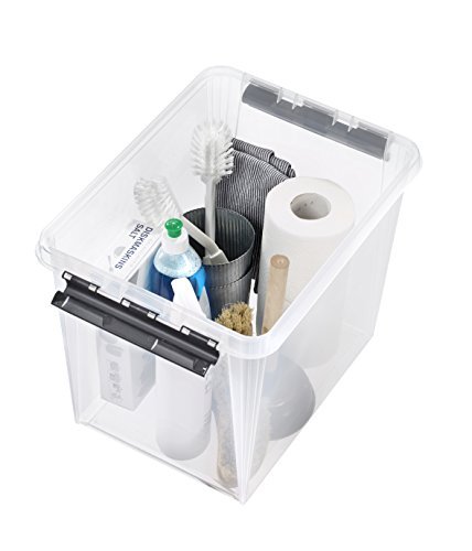6 x HAMMARPLAST SmartStore Classic 16 Box – 25 Liter – 400 x 300 x 320mm – transparent - 2