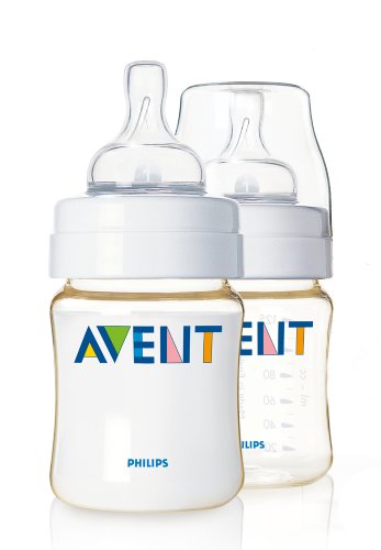 Philips AVENT SCF660/27 Advanced Feeding Bottle (Newborn Flow Teat, 125 ml, 2-pack)