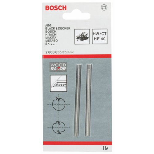 Bosch Pro Hobelmesser für Hundhobel, 40°, 2 Stück - 2