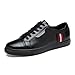 Produktbild Herrenschuhe Herren Freizeitschuhe Deck Bootsschuhe Lace-up Flache Loafers Comfort Walking ( Color : Black , Size : 46 )
